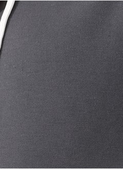 Andora Kangaroo Pockets Fleeced Boys Hoodie_ Dark Grey  - Image 5