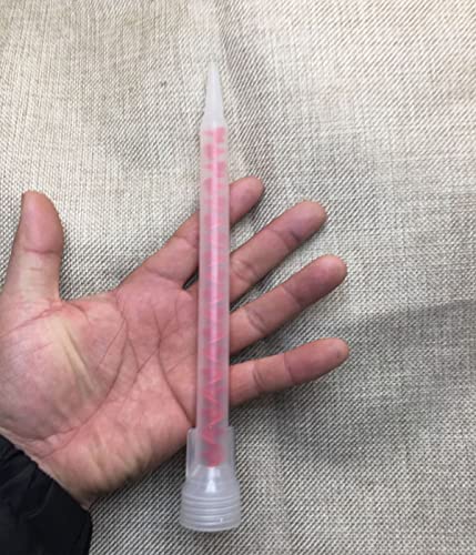 Daszui Double Barrel Mixing Nozzle, 30 pcs Double Epoxy Gun Nozzles, Suitable for 200ml and 400ml Manual Ink Cartridges - Image 5