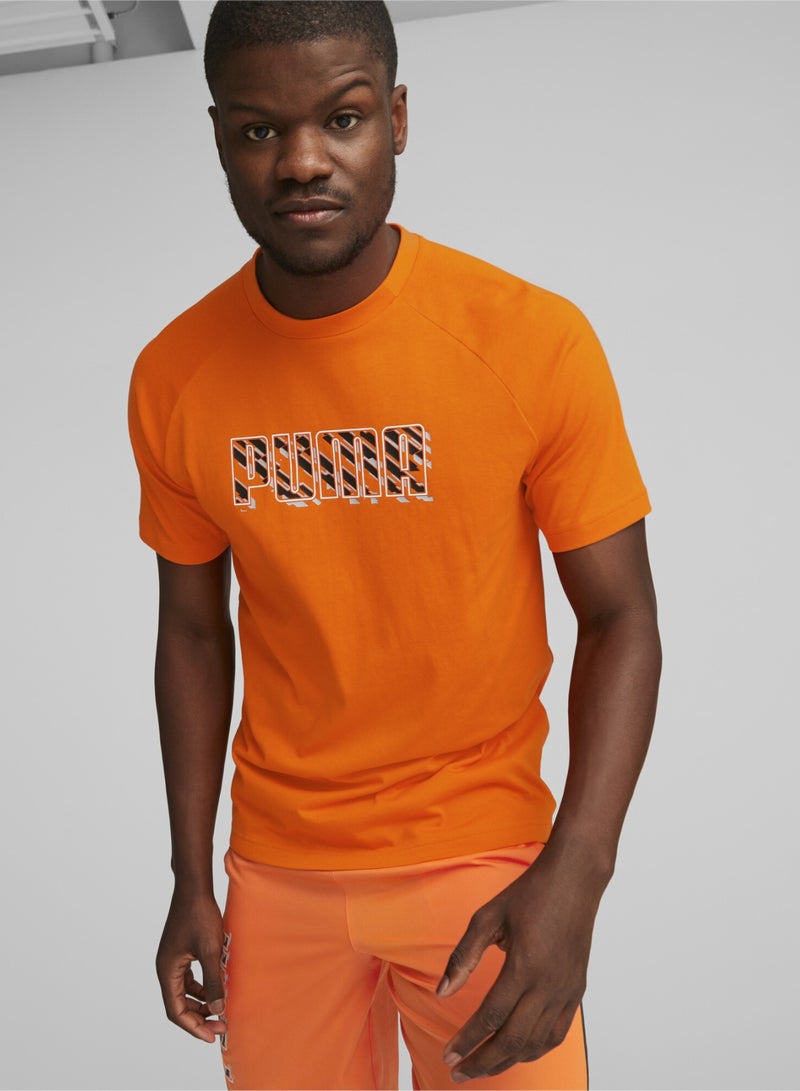 PUMA DYNA-MIX Mens Graphic Crew Neck Shortsleeve T-shirt - Image 1