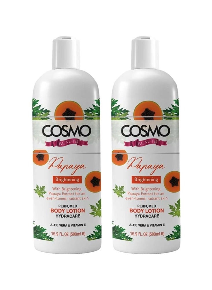 COSMO Body Lotion Papaya 1000Ml Buy 1 Get 1 Free - Image 1