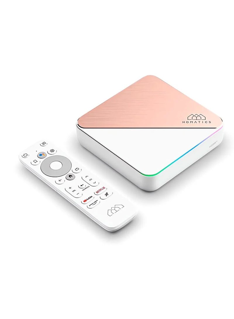 Homatics Media Player TV Set-Top Box Android Smart TV R 4K Plus, 4 GB/32 GB, white  - Image 3