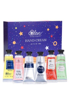 BODY & EARTH Hand Cream Gift Set - Moisturizing Hand Lotion Set with Natural Glycerin and Vitamin E, Pack of 6 Hand Cream Set, Lotion Gift Sets for Women and Men, Ideal Gifts for Her Birthday Gifts  - Image 1