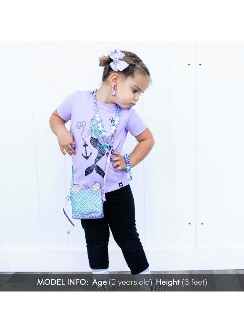 Little Girls' Purse with Dress-Up Jewelry – Cute Cat Shoulder Bag with Clip-On Earrings, Ring, Hair Clip, Necklace & Bracelet – Pretend Play Accessories for Kids  - Image 5