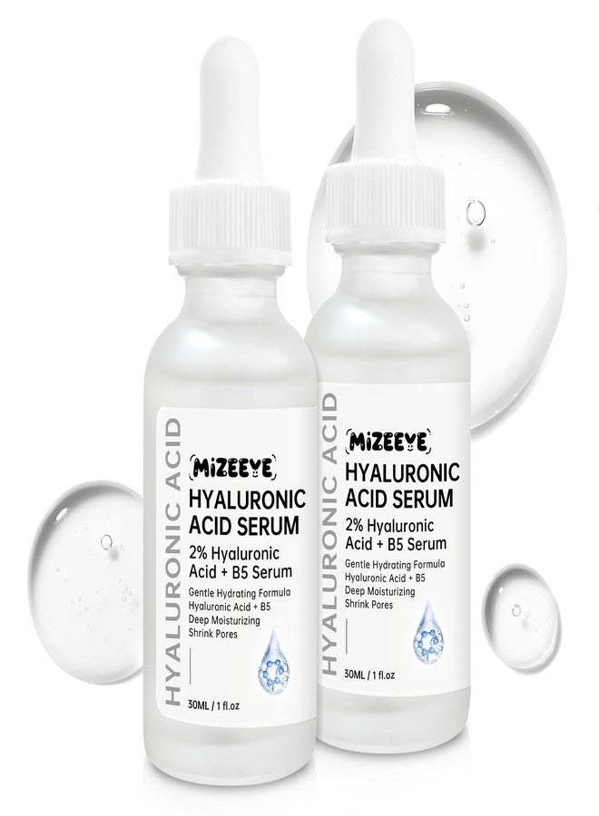 MIZEEYE Hyaluronic Acid 2% + B5 Facial Serum, 2 PCS Hyaluronic Acid Serum For Face, Moisturizing. - Image 1