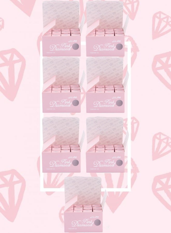 Banafa 84 Pieces Pink Diamond Perfume Oil 3 ml - Image 1