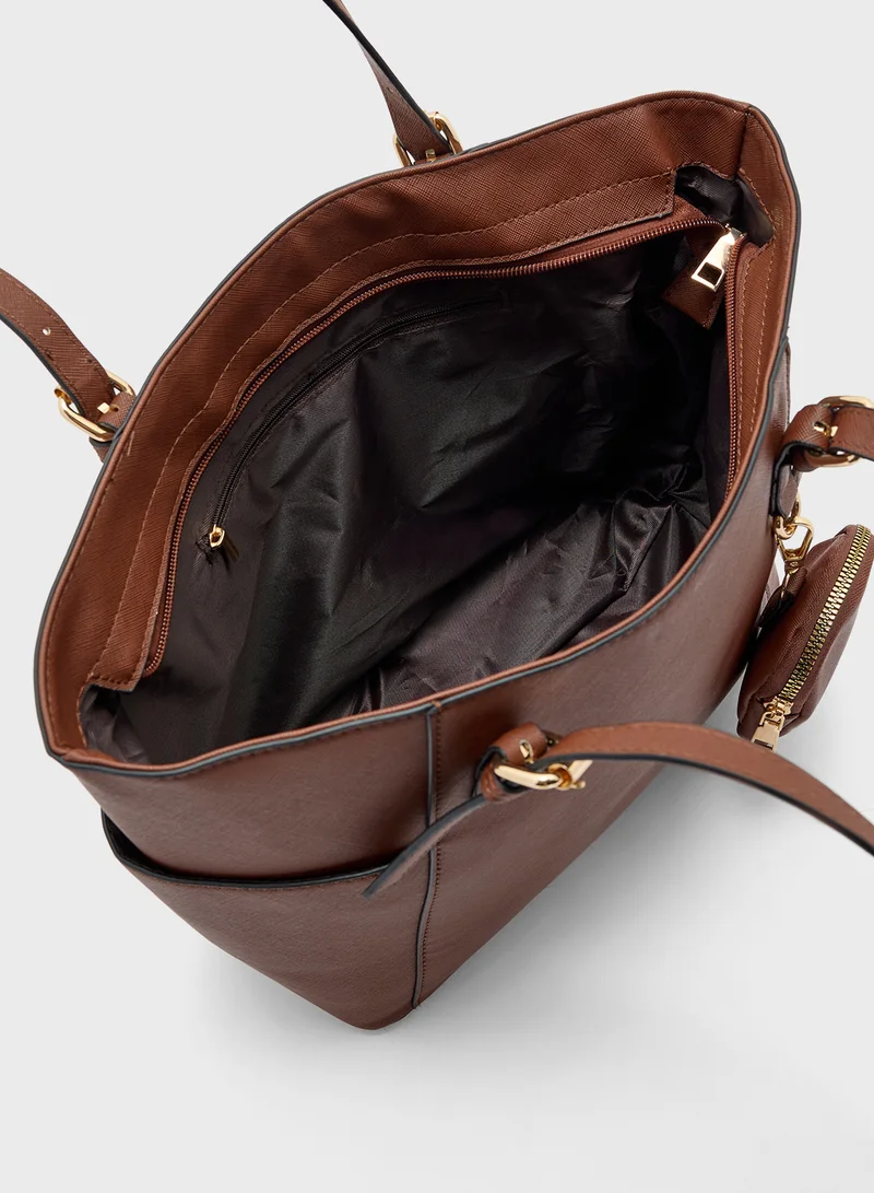 ELLA 4 In 1 Handbag Set With Tote, Crossbody, Pouch And Cardholder