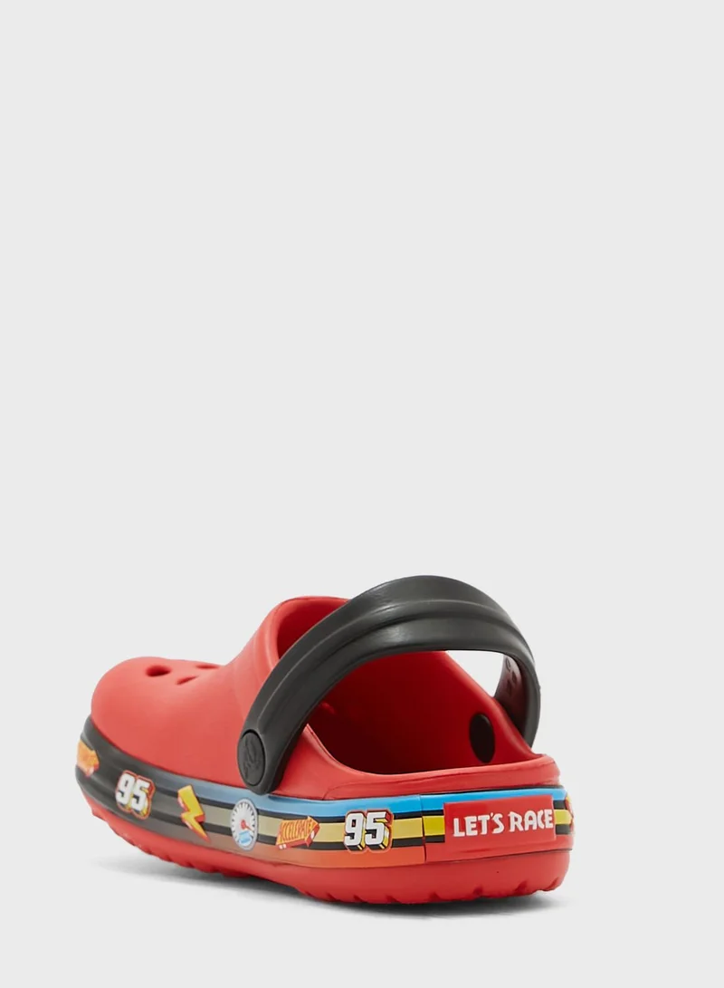 crocs Infant Cars Lights Clog Sandals