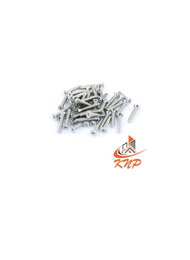 KNP KNP Countersunk Machine Screws - Pack of 200 (M4 x 16mm) - Image 1