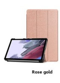 Generic Applicable To Samsung Tab A8 SM-X200 X205 Tablet Protective Case A7 Tri-fold S9FE/S6lite Casco-Color:Rose Gold-Applicable Model:S6lite/P610  - Image 1