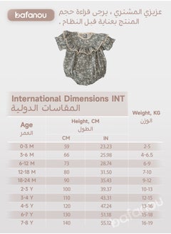 Bafanou Bafanou Summer Printed Baby Girls Jumpsuit Infant Floral Playsuit ShortSleeve Romper for Newborns  - Image 3