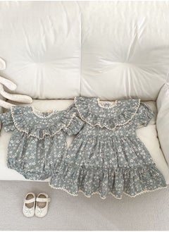 Bafanou Bafanou Summer Printed Baby Girls Jumpsuit Infant Floral Playsuit ShortSleeve Romper for Newborns  - Image 5