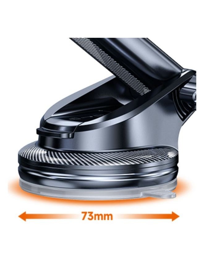 IQ TOUCH IQ TOUCH 15W MagSafe Wireless Charging Mount – MAGSNAP-7 | Windshield, Dashboard & Air Vent Mount | Strong X20 N52 Magnet, Cooling Tech, USB-C Input, 360° Cordless Rotation – PC+ABS+Tempered Design  - Image 4