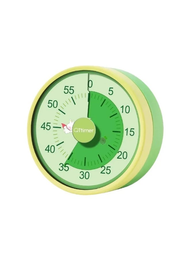 Cute Cartoon Magnetic Kitchen Timer – 60-Minute Mechanical Countdown Reminder for Cooking, Study, Kids Time Management – Easy Rotate Operation - Blue  - Image 3