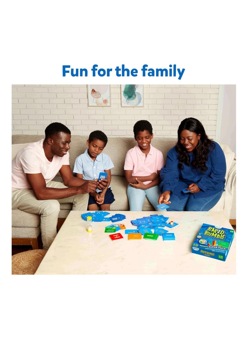 سكيلماتيكس سكيل ماتيكس لعبة لوحية رابيد رامبل سوبر باك اصدار العائلة والحفلات مع 140 بطاقة اضافية العاب تعليمية هدايا للاطفال والمراهقين والبالغين - Image 3