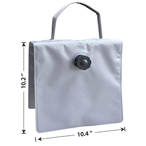 Eurmax USA Saddle Design Water Weight Bag Heavy Duty Water Saddlebag Portable Water Bags Outdoor Weights Photo Video Studio Stand 4-Pack（Grey） - Image 2