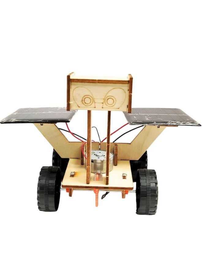 Fatio STEM Toy, Wooden Lunar Rover, Solar-Powered Montessori Toy, DIY 3D puzzle, eco-friendly, handmade, educational toy - Image 2