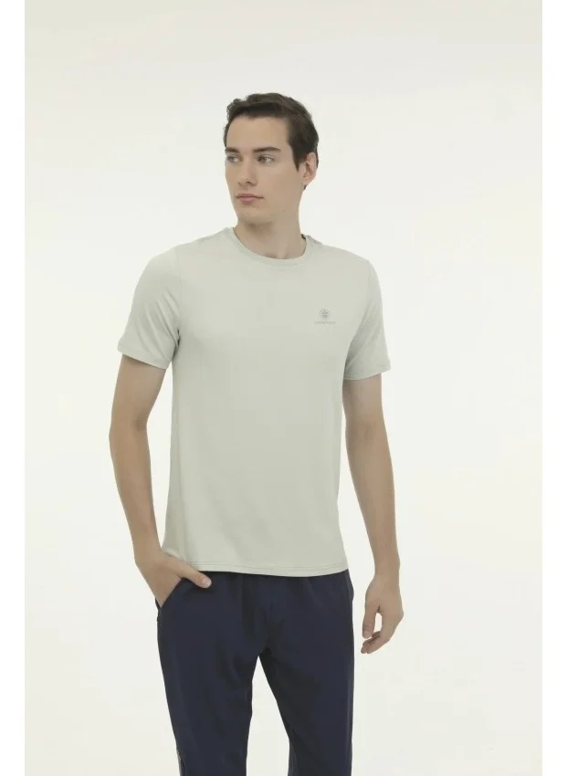 لامبرجاك 4m M-CT110 Bsc C Nk Men's Short Sleeve T-Shirt M-CT110 Green