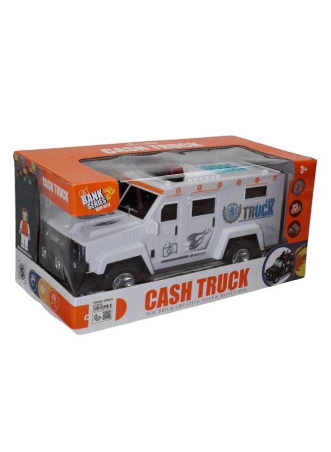 gy Bank Armored Car Bank Cash Coin ATM Bank with Light  Password Protected Electronic Money Bank Toy Car For Adults And Kids - Image 1
