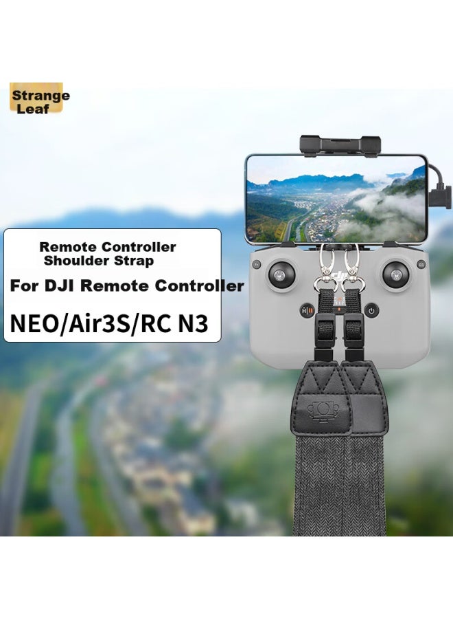 Odd Leaves Qiyue Hanging Rope Remote Controller Shoulder Strap For Dji Neo Drone Air 3s Standard Remote Controller Mini 4k Dji 3s Neck Strap Flip Accessory Remote Controller Back Strap Rc N3 - Image 1