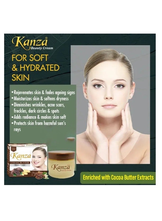 كنزه كريم الجمال لتفتيح بزبدة الكاكاو 50 جرام - Image 3