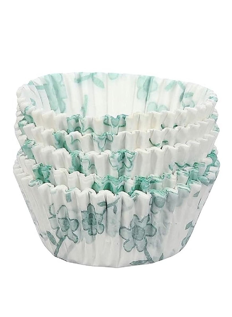 قوالب ورقية لكب كيك الزبدة 60 قطعة - متعدد الألوان