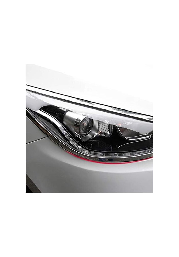 DEMULAX Chrome Front Light Lamp Cover for Hyundai Tucson IX35 - Image 5