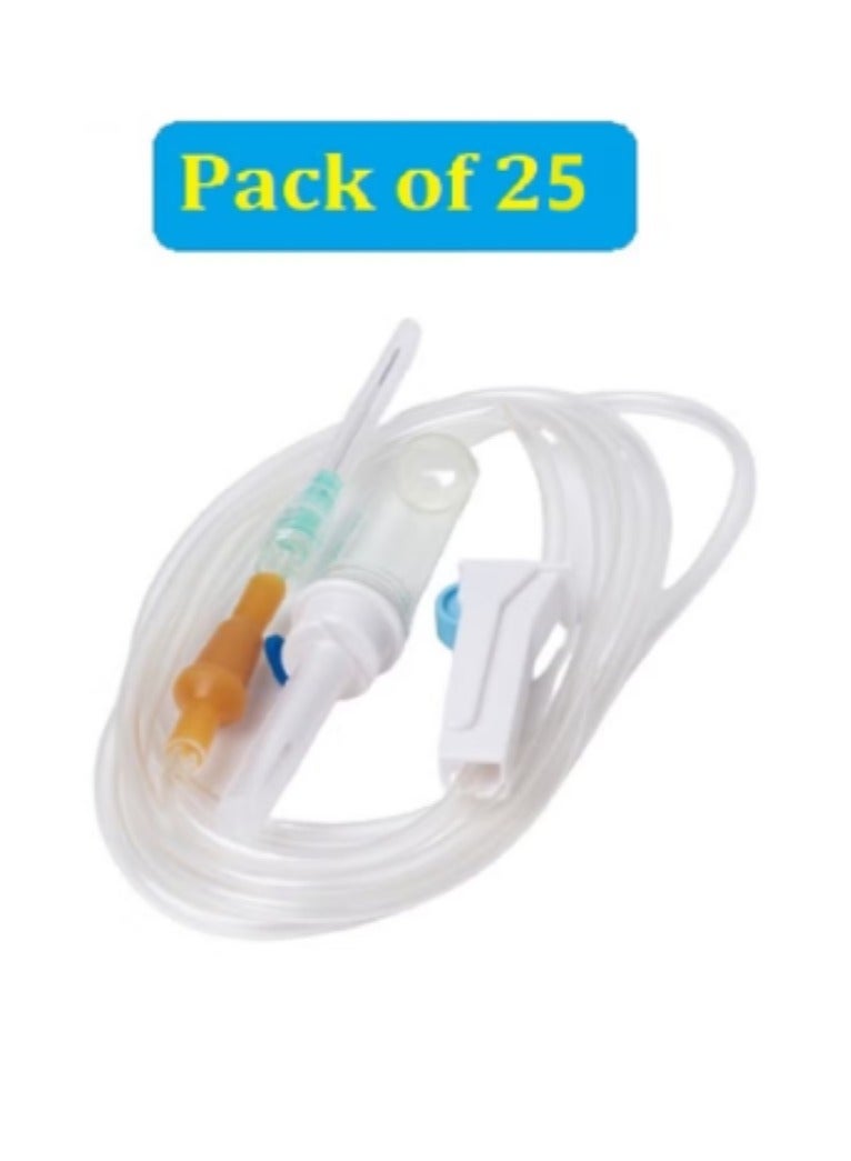 SKYLINE Disposable Infusion IV Set (Pack of 25 Pieces) - Image 1