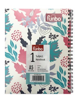 Funbo FUNBO-A5 Size, 80 Sheet Single subject notebook with PP cover(Autumn)  - Image 2
