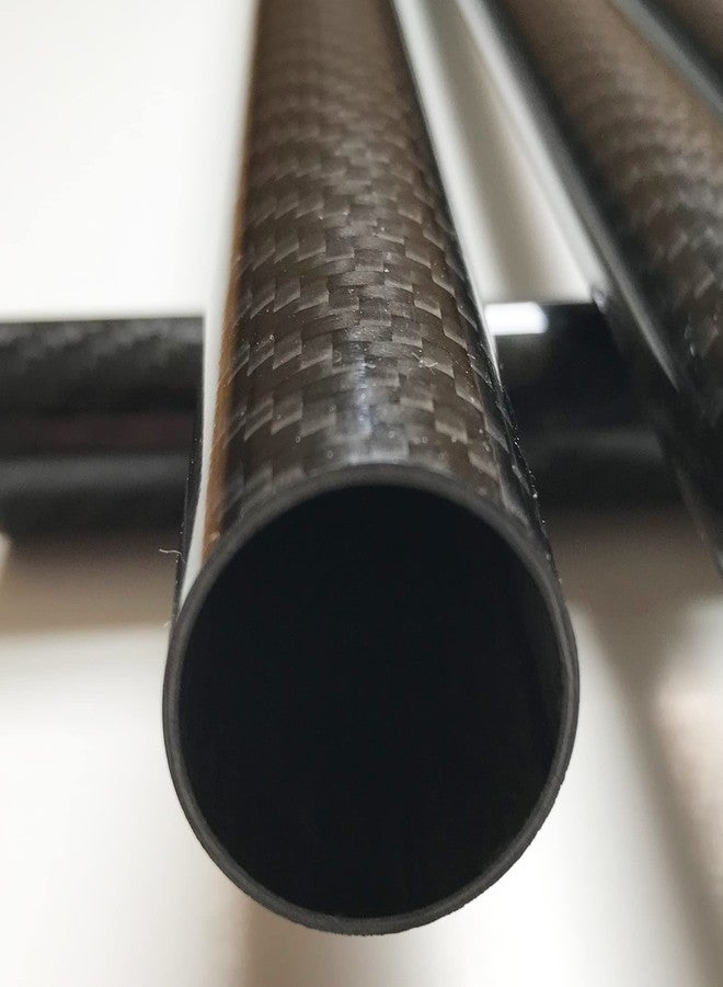 KARBXON - CARBON FIBER TUBE - Black - 20mm X 18mm X 1000mm - Hollow carbon fiber rods - Glossy carbon tubes - Pure carbon fibre tubes - Lightweight High Strength Carbon Fiber Shaft - Image 1