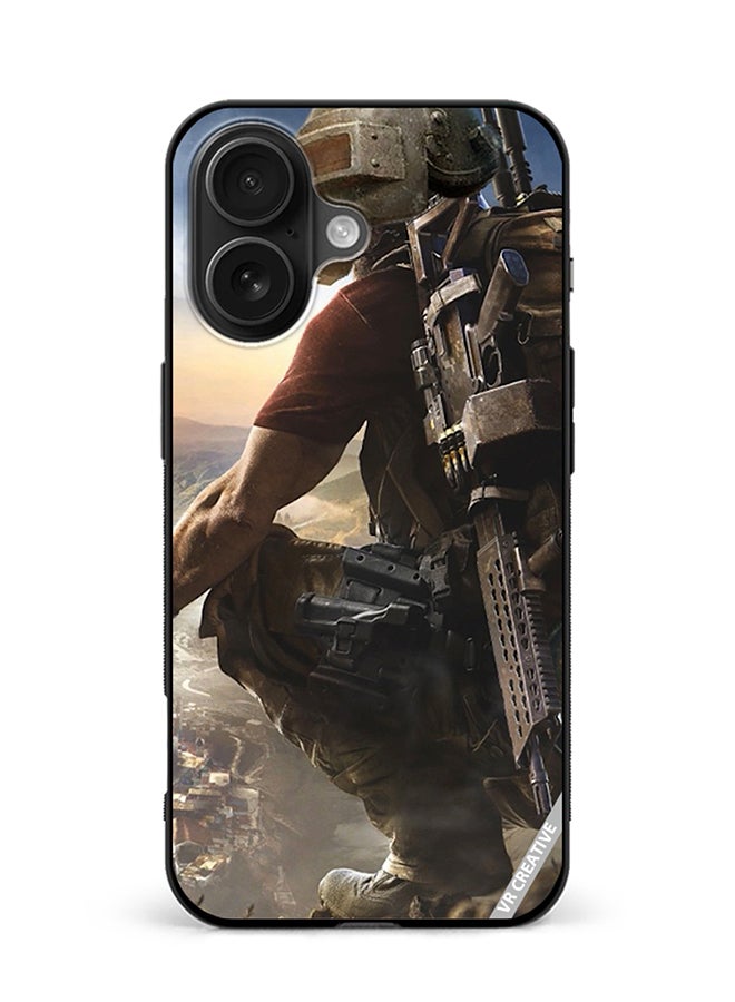 Protective Case Cover For Apple iPhone 16 Plus Pubg Design Multicolour