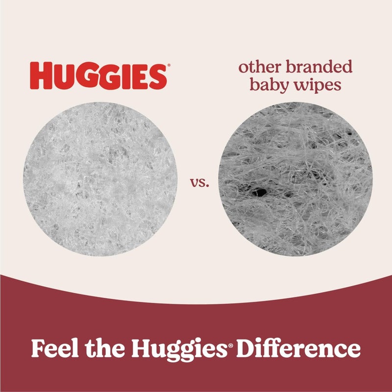 Huggies Calm Baby Wipes, Unscented, Hypoallergenic, 6 Push Button Packs (336 Wipes Total), Packaging May Vary - Image 3