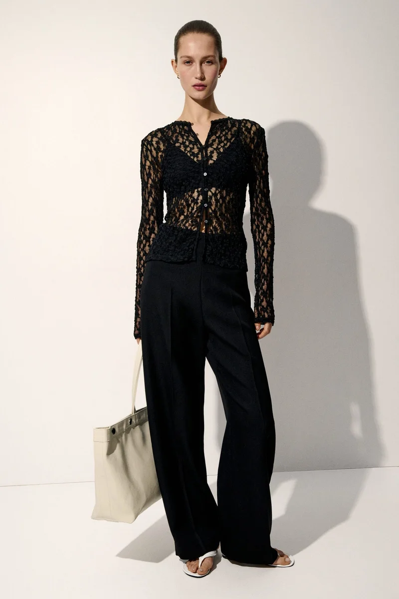 H&M Lace-look cardigan