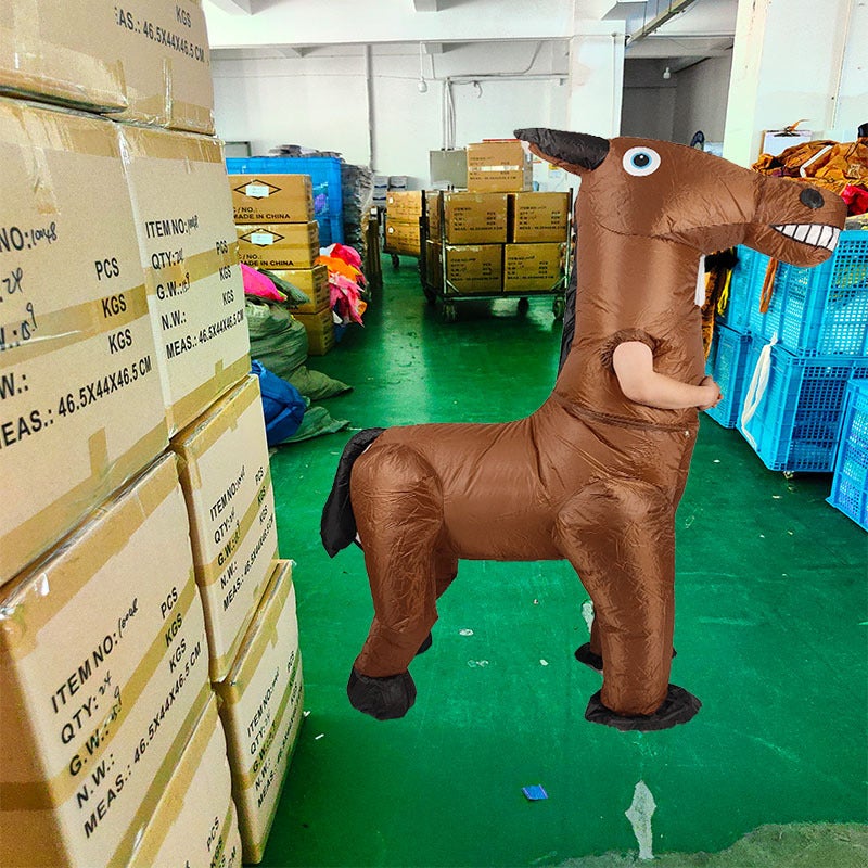 Elephant Halloween Party Christmas Funny Props Koala Camel Active Horse Inflatable Suit - Image 4