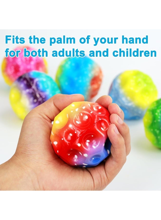 PLAYZO Moon Balls High Bouncing Ball Pop moonBall Rubber Bounce Improve Hand-Eye Coordination Sports Training Children's Sensory Easy to Grip and Catch - Image 2