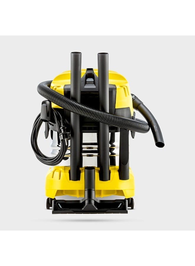 Kärcher WD 4 S Energy-efficient Wet & Dry Vacuum Cleaner – 1100W -  20 L Stainless Steel Tank, Blower Function, Flat Pleated Filter -  5 m Cable & 2.2 m Hose   - 1.628-260.0 - Image 4