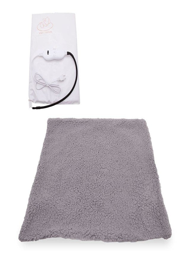 Sakar Pet Genius Heated Pet Bed, Warming Bed for Dogs and Cats with Removable Cover, DoubleSided Puppy Bed for Winter and Summer, Dirt Resistant and Non Slip Bottom, Brown and White, (PET603) - Image 1