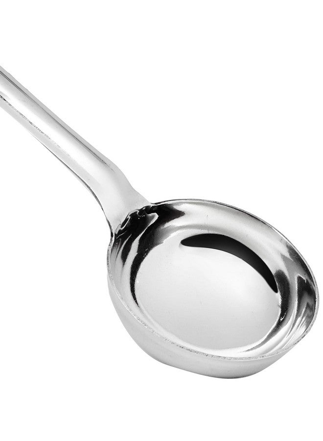 Subaa Stainless Steel Handi/Pongal Pot/Gundu/Cooker/Aandi (Silver) with lid and Spoon (4Ltr) - Image 4