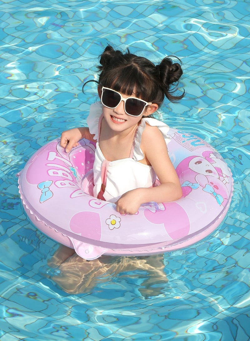 Portable Kids Inflatable Swimming Floating Seat Swimming Ring, 70cm - Image 1