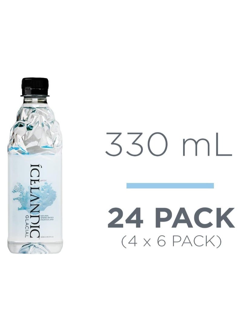 Icelandic Glacial Natural Spring Alkaline Water, 330 mL (Pack of 24) - Image 4