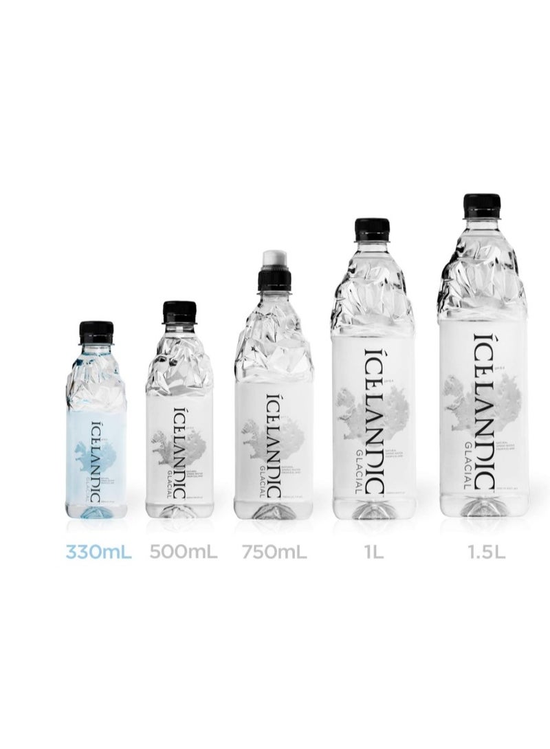 Icelandic Glacial Natural Spring Alkaline Water, 330 mL (Pack of 24) - Image 3