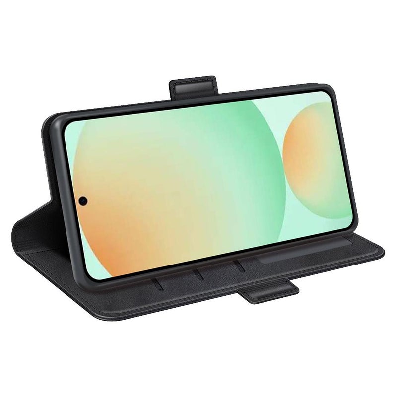 erorex For Samsung Galaxy S25 FE 5G Dual-side Magnetic Buckle Horizontal Flip Leather Phone Case(Black) - Image 5