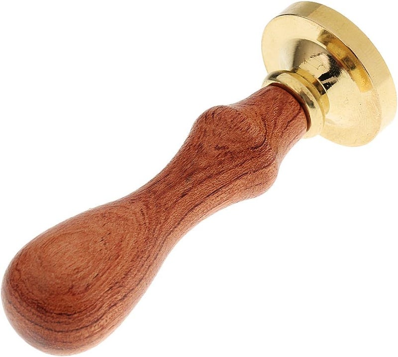 كلاراكو ختم شمعي مزخرف لعيد الميلاد الأول، ختم معدني بمقبض خشبي رقم 1 على شكل قلب، 90×30 مم - Image 3