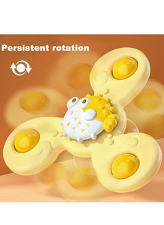 MIXDE Cartoon Animal Rotating Cup Toys,Baby Bath Rotating Suction Cup Toys, 3-piece Suction Cup Dining Chair Crafts Children's Toys, Suitable for Age 18 Months or Older Baby Relaxation Toys  - Image 5