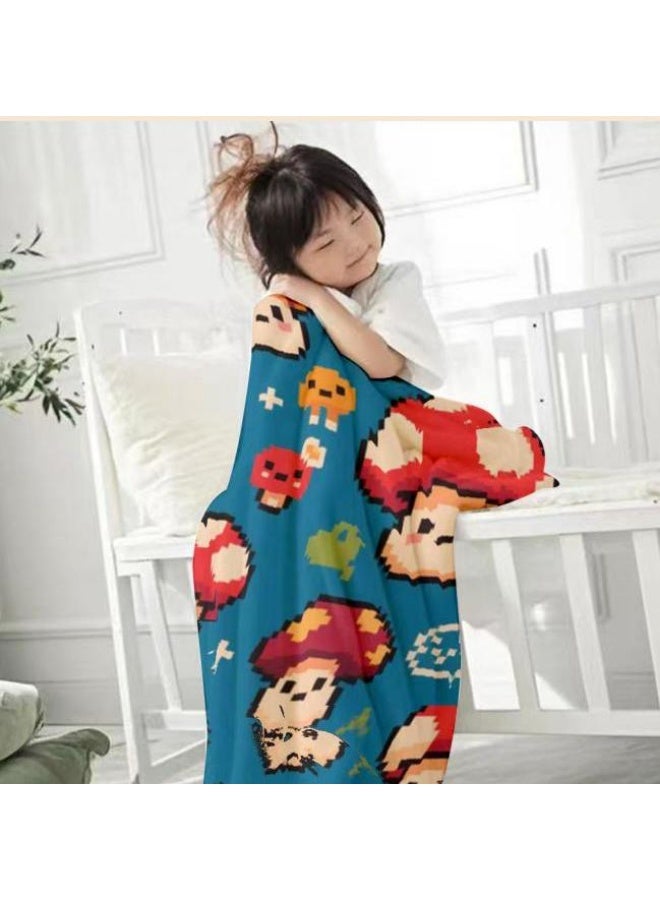 general Baby and children's cartoon flannel thin blanket (warm and comfortable, suitable for sleep, game use) 70cm*100cm - Image 3