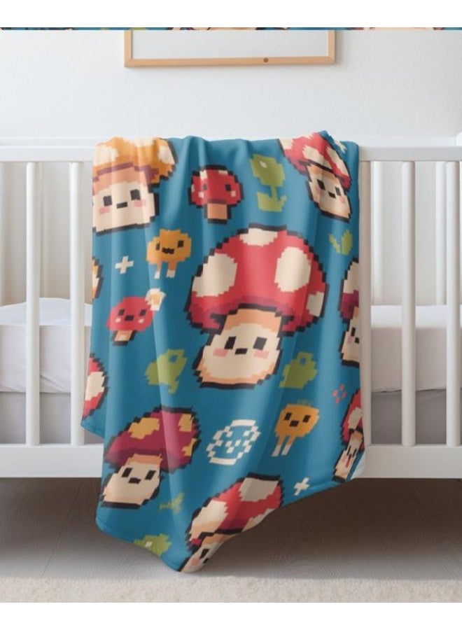 general Baby and children's cartoon flannel thin blanket (warm and comfortable, suitable for sleep, game use) 70cm*100cm - Image 5