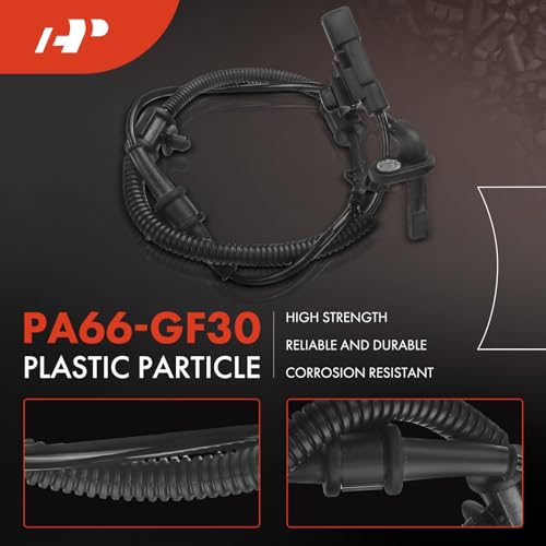 A-Premium ABS Wheel Speed Sensor Compatible with Chevrolet Models - Malibu 2013-2015, Impala 2014-2019, Malibu Limited 2016, Sedan - Front Driver or Passenger Side, Replace# 22831244, 23483145 - Image 4