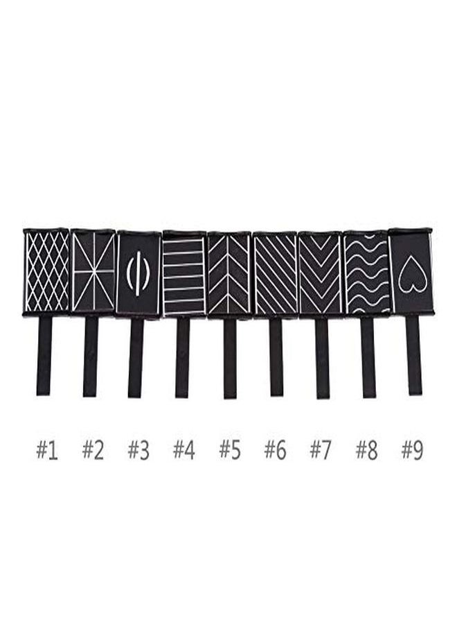 Salmue - 9 /Set Magnetic Nail Gel 3D Cat Eye Magnetic Led Polish Soak Off  Gel Magnet Stick Manicure Nail Art Tools - Image 1