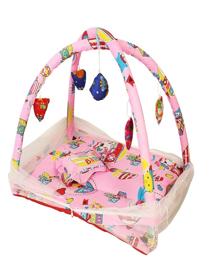 Grazia Play Gym for Baby with Hanging Toys and Rattles (Assorted Colour) Made in India - Image 3