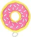 ZippyPaws Donutz No Stuffing Dog Toys to Keep Them Busy for Small and Medium Dogs Squeaky Pet Toy for Boredom Unstuffed Chew Toy Soft Plush Puppy Products Funny Food Toy Strawberry Donut - Image 3