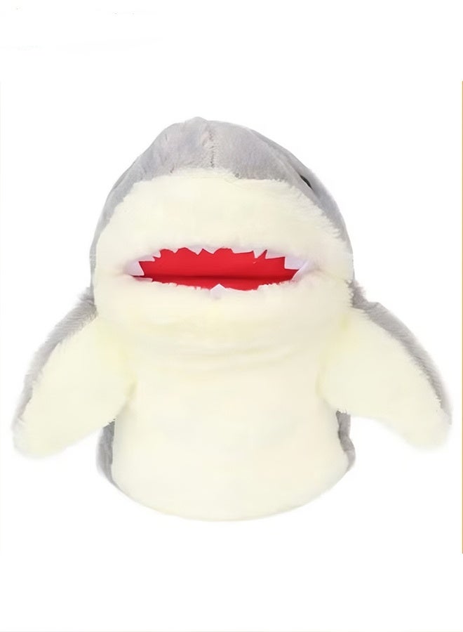 Happy D Cute Plush Shark Hand Puppet Shark Puppets Toys, Kids Hand Puppets Plush Shark Toys Soft Shark Gloves Figure - Image 5